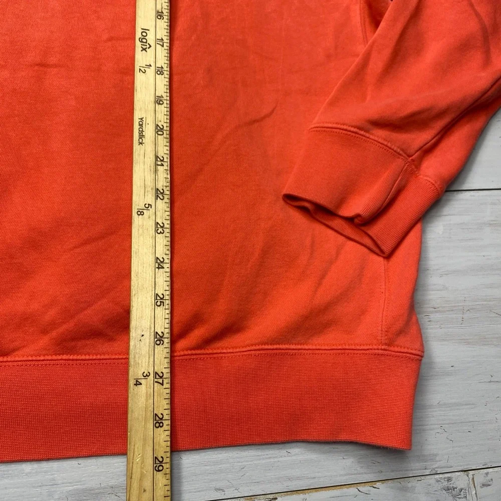 Nike Hoodie Mens XXL Orange Club Fleece Pullover BV2654-850 Gym Activewear
